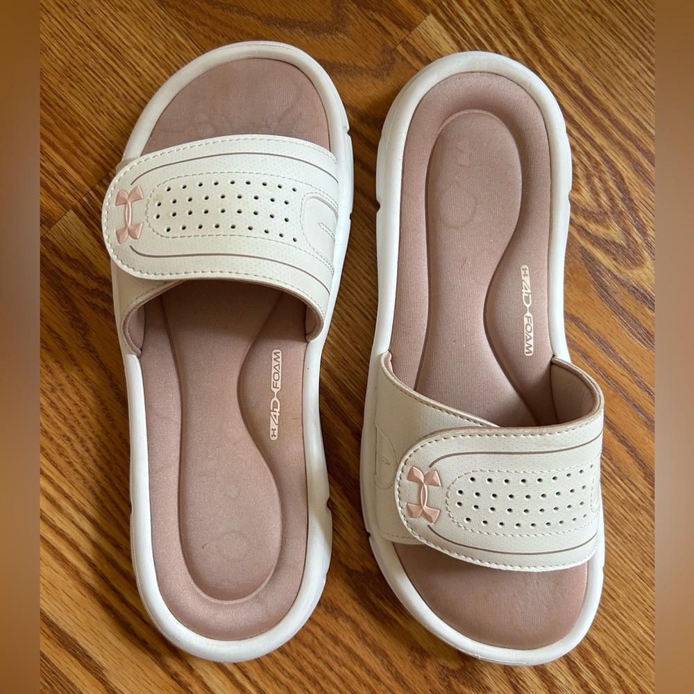 Under Armour 4D foam beach slide sandals shoes